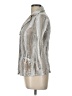 Alberto Makali 100% Polyester Silver 3/4 Sleeve Blouse Size L - photo 5