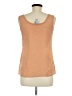 Tabitha 100% Silk Gold Sleeveless Silk Top Size 6 - photo 2