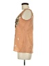 Tabitha 100% Silk Gold Sleeveless Silk Top Size 6 - photo 5