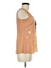 Tabitha 100% Silk Gold Sleeveless Silk Top Size 6 - photo 4
