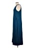 J.Jill Solid Blue Casual Dress Size Lg Petite - photo 5