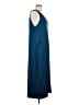 J.Jill Solid Blue Casual Dress Size Lg Petite - photo 4