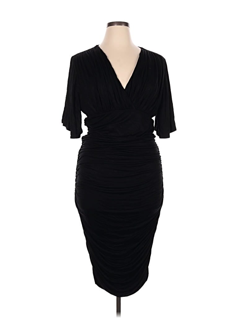 Pre-owned Kiyonna Cocktail Dress In Black
