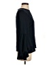 Milly Black Long Sleeve Silk Top Size 2 - photo 4