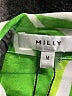 Milly 100% Polyester Tropical Green 3/4 Sleeve Blouse Size M - photo 7