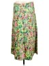 J.Crew 100% Polyester Paisley Green Casual Skirt Size L - photo 1