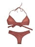 Hollister Hearts Brown Two Piece Swimsuit Size XS - photo 2