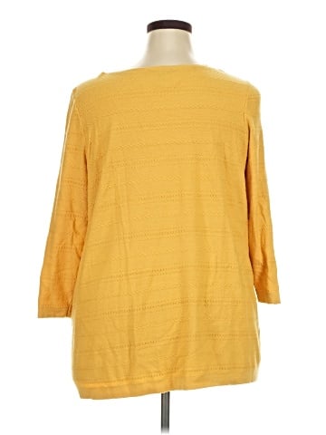 Lane Bryant Outlet 3/4 Sleeve T-Shirt (view 2)