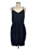 1.State Solid Blue Casual Dress Size M - photo 1