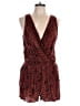 Mossimo Supply Co. 100% Rayon Paisley Burgundy Brown Romper Size XL - photo 1