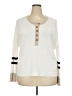 Tribal Ivory Long Sleeve Top Size XXL - photo 1