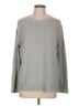 Ella Moss Solid Gray Pullover Sweater Size L - photo 1