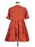 Boohoo 100% Polyester Polka Dots Red Casual Dress Size 14 - photo 2