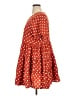 Boohoo 100% Polyester Polka Dots Red Casual Dress Size 14 - photo 5