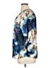 Ivanka Trump 100% Polyester Blue 3/4 Sleeve Blouse Size L - photo 5