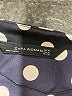 Zara Polka Dots Black 3/4 Sleeve Blouse Size XL - photo 7