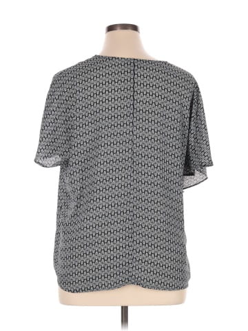 Worthington Short Sleeve Blouse (view 2)