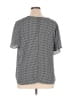Worthington 100% Polyester Gray Short Sleeve Blouse Size XL - photo 2