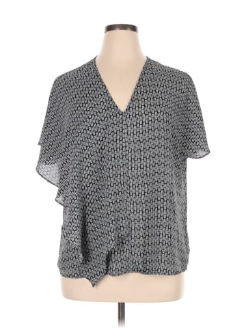 Worthington Short Sleeve Blouse (view 1)
