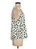 Tyche 100% Polyester Green Sleeveless Top Size S - photo 4