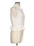 Splendid 100% Viscose Ivory Sleeveless Button-Down Shirt Size L - photo 4