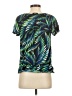 AGB 100% Polyester Green Short Sleeve Blouse Size S - photo 2