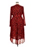 CAbi Animal Print Red Cocktail Dress Size XXL - photo 2