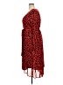 CAbi Animal Print Red Cocktail Dress Size XXL - photo 5
