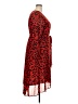 CAbi Animal Print Red Cocktail Dress Size XXL - photo 4