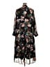 Anewsta 100% Polyester Floral Black Casual Dress Size 4XL - photo 2