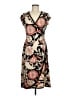 Nine West Paisley Brown Cocktail Dress Size M - photo 1