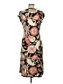 Nine West Paisley Brown Cocktail Dress Size M - photo 2