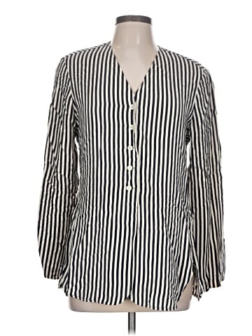 Barrie Pace Long Sleeve Silk Top (view 1)