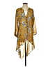 Melissa Paige 100% Polyester Gold Kimono Size S - photo 1