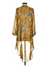 Melissa Paige 100% Polyester Gold Kimono Size S - photo 2