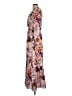 Express 100% Polyester Floral Purple Casual Dress Size M - photo 5