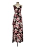 Olivia Grey Floral Black Cocktail Dress Size M - photo 1