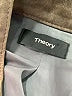 Theory 100% Leather Gray Leather Jacket Size 8 - photo 6