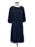 Halogen 100% Polyester Solid Blue Casual Dress Size S - photo 1