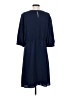 Halogen 100% Polyester Solid Blue Casual Dress Size S - photo 2
