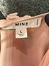 Mine 100% Polyester Pink Short Sleeve Blouse Size L - photo 7