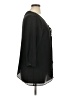 Roz & Ali 100% Polyester Black 3/4 Sleeve Blouse Size XL - photo 4