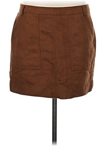 Hinge Faux Leather Skirt (view 1)