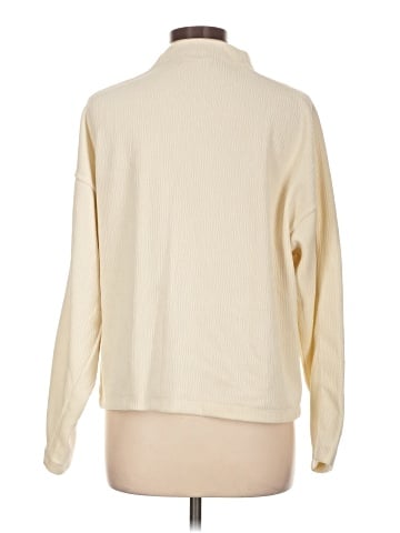 Madewell Striped Jacquard Funnelneck Top (view 2)