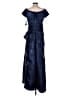 Xscape Blue Cocktail Dress Size 8 - photo 2