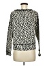 Banana Republic Animal Print Ivory Pullover Sweater Size Med Petite - photo 2