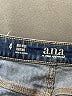 a.n.a. A New Approach Hearts Blue Jeans Size 4 - photo 7