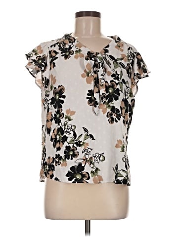 Adrienne Vittadini Short Sleeve Blouse (view 1)