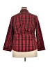 Foxcroft Plaid Red 3/4 Sleeve Button-Down Shirt Size 18 - photo 2