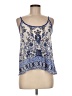 Fun & Flirt 100% Polyester Blue Sleeveless Blouse Size M - photo 1